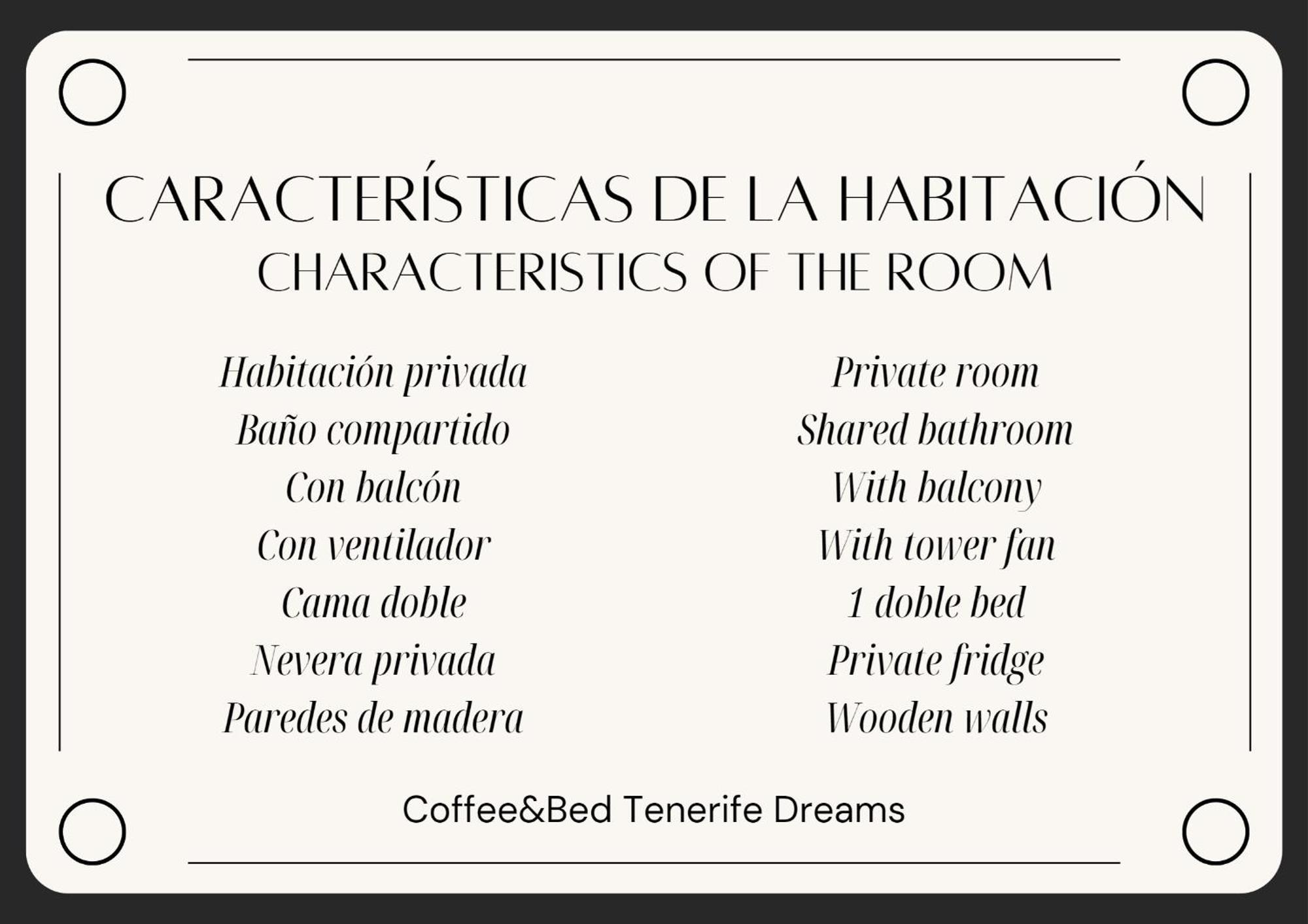 Coffee&Bed Tenerife Dreams Hotell Santa Cruz de Tenerife Rum bild