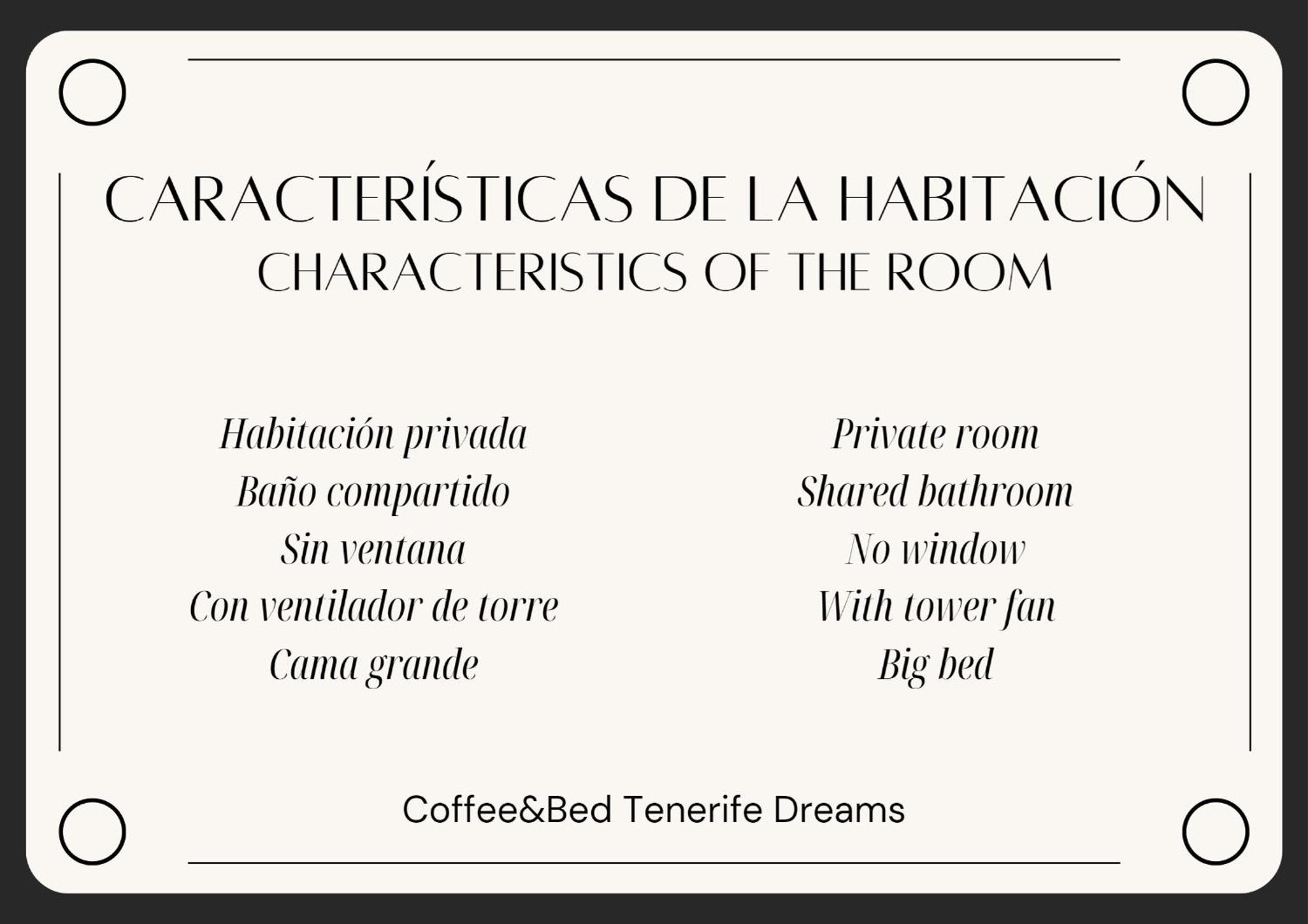 Coffee&Bed Tenerife Dreams Hotell Santa Cruz de Tenerife Rum bild