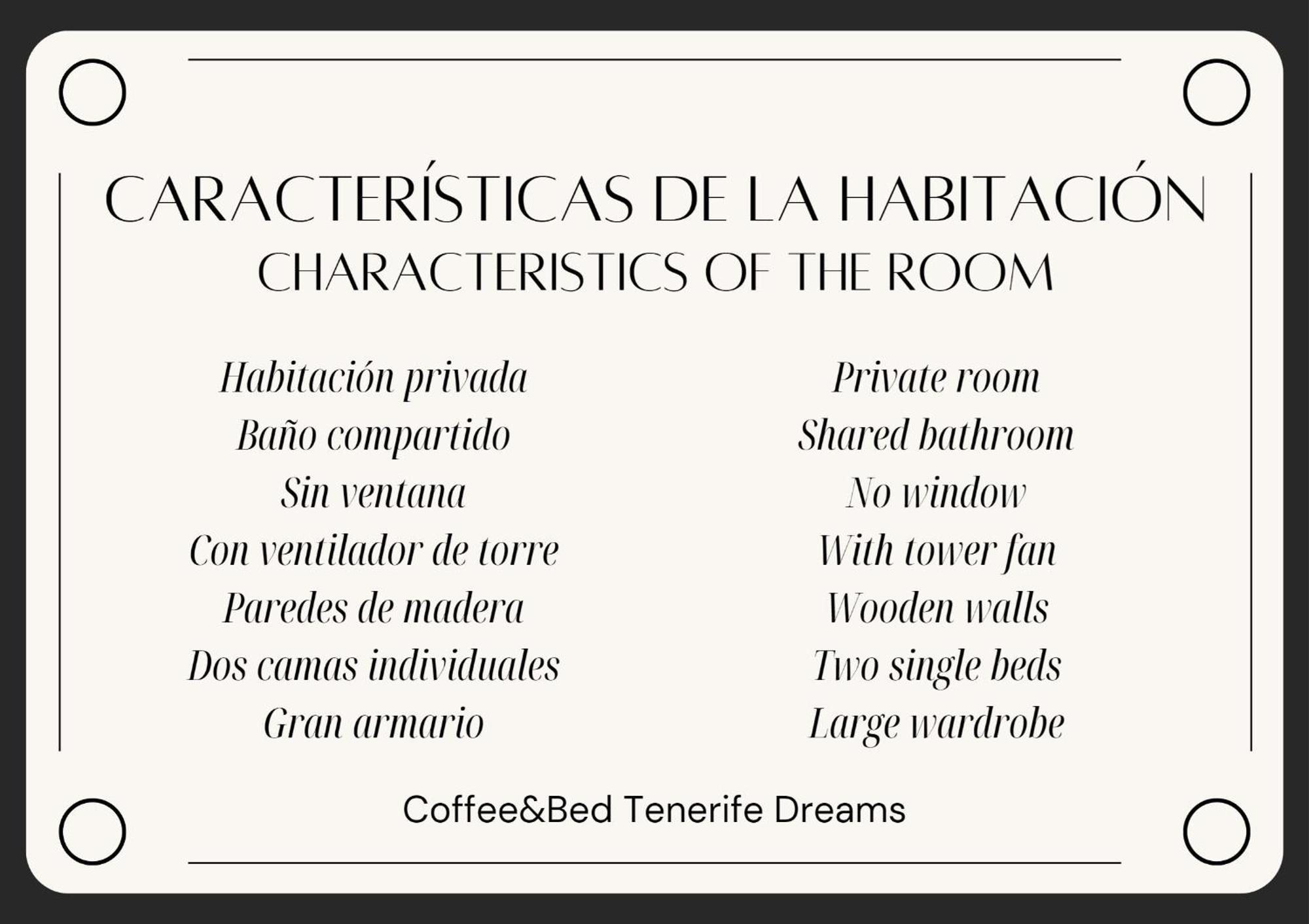 Coffee&Bed Tenerife Dreams Hotell Santa Cruz de Tenerife Rum bild